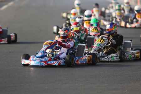Junior Class Race Start - X30 Challenge UAE 2017/2018 Round 1 - Dubai Kartdrome
